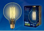 Лампа накаливания Uniel IL-V-G125-60/GOLDEN/E27 VW01