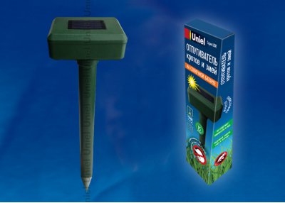 Устройство для отпугивания кротов и змей Uniel UDR-S50 SOL GREEN