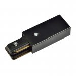 Однофазная трековая система Volpe UBX-Q121 K01 BLACK 1 POLYBAG Ввод питания для шинопровода