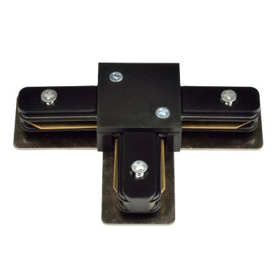 Однофазная трековая система Volpe UBX-Q121 K31 BLACK 1 POLYBAG Соединитель для шинопроводов Т-образный Однофазная трековая система Volpe UBX-Q121 K31 BLACK 1 POLYBAG Соединитель для шинопроводов Т-образный