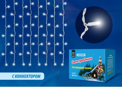 Гирлянда-занавес Uniel ULD-C1515-160/TWK WHITE IP67 Гирлянда-занавес Uniel ULD-C1515-160/TWK WHITE IP67