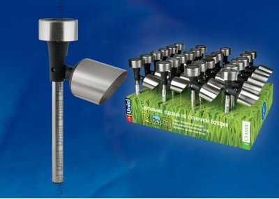 Садовый светильник на солнечной батарее Uniel USL-C-690/MT375 SPOT SET24 Садовый светильник на солнечной батарее Uniel USL-C-690/MT375 SPOT SET24