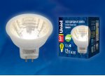 Лампа светодиодная Uniel LED-MR11-3W/WW/GU4 GLZ21TR