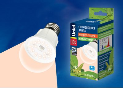 Лампа специального назначения Uniel LED-A60-10W/SPFR/E27/CL PLP01WH