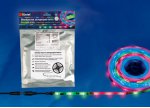 Лента светодиодная (Дизайнерская серия) Uniel ULS-F20-5050-30LED/m-10mm-IP65-DC12V-7,2W/m-5M-RGB SMART