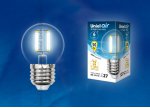 Лампа светодиодная Uniel LED-G45-6W/NW/E27/CL GLA01TR