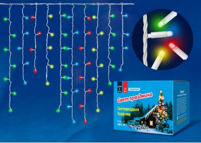 Гирлянда бахрома Uniel ULD-B3010-200/TWK MULTI IP67