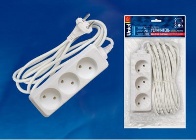 Удлинитель бытовой Uniel S-CP3-3 Удлинитель бытовой Uniel S-CP3-3