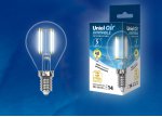 Лампа светодиодная Uniel LED-G45-5W/NW/E14/CL/DIM GLA01TR