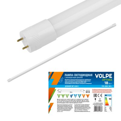 Лампа светодиодная Volpe LED-T8-24W/NW/G13/FR/FIX/O рукав