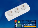 Колодки для удлинителей Uniel K-GCP3-10 WHITE