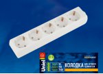 Колодки для удлинителей Uniel K-GCP5-10 WHITE