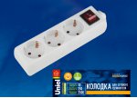 Колодки для удлинителей Uniel K-GCP3-10B WHITE