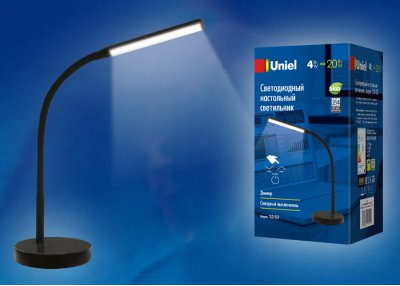 Светодиодный светильник Uniel TLD-552 Black/LED/200Lm/4500K/Dimmer
