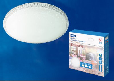 Светильник накладной Uniel ULI-D237 60W/SW/50 GEMINI