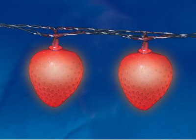 Гирлянда Uniel ULD-S0400-010/STB/2AA RED IP20 STRAWBERRY