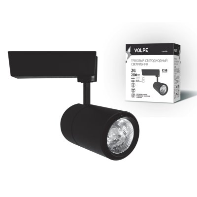 Однофазная трековая система Volpe ULB-Q252 24W/NW/H BLACK Однофазная трековая система Volpe ULB-Q252 24W/NW/H BLACK
