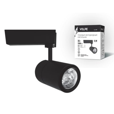 Однофазная трековая система Volpe ULB-Q252 35W/NW/A BLACK Однофазная трековая система Volpe ULB-Q252 35W/NW/A BLACK