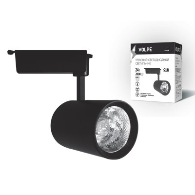 Однофазная трековая система Volpe ULB-Q253 24W/NW/A BLACK Однофазная трековая система Volpe ULB-Q253 24W/NW/A BLACK