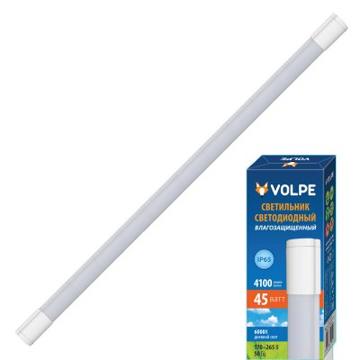 Светильник пылевлагозащищенный Volpe ULT-Q218 45W/NW IP65 WHITE