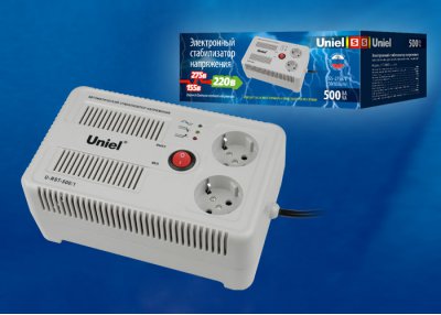 Стабилизатор напряжения Uniel U-RST-500/1 Стабилизатор напряжения Uniel U-RST-500/1