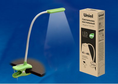 Светодиодный светильник Uniel TLD-554 Green/LED/400Lm/5500K/Dimmer