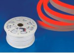 Лента светодиодная герметичная Uniel ULS-N21-2835-120LED/m-8mm-IP67-220V-8W/m-50M-RED бобина