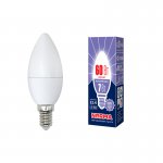 Лампа светодиодная Volpe LED-C37-7W/DW/E14/FR/NR
