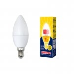 Лампа светодиодная Volpe LED-C37-7W/WW/E14/FR/NR