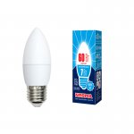 Лампа светодиодная Volpe LED-C37-7W/NW/E27/FR/NR