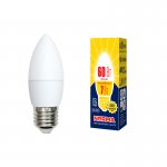Лампа светодиодная Volpe LED-C37-7W/WW/E27/FR/NR