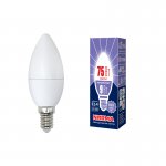 Лампа светодиодная Volpe LED-C37-9W/DW/E14/FR/NR