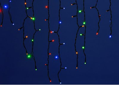 Гирлянда бахрома Uniel ULD-B3010-200/TBK MULTI IP67