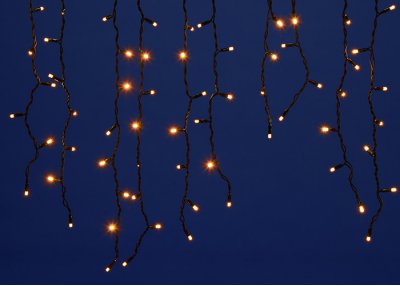 Гирлянда бахрома Uniel ULD-B3010-200/TBK WARM WHITE IP67