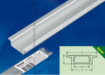 Аксессуар для монтажа светодиодных лент Uniel UFE-A11 SILVER 200 POLYBAG Аксессуар для монтажа светодиодных лент Uniel UFE-A11 SILVER 200 POLYBAG