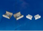 Аксессуар для монтажа светодиодных лент Uniel UFE-N12 SILVER A POLYBAG