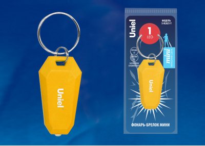 Фонарик Uniel S-KL021-T YELLOW