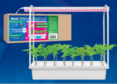 Светильник для растений Uniel ULT-P44B-10W/SPSB IP40 AQUA SIMPLE WHITE