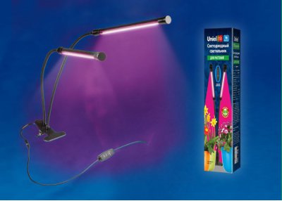 Светильник для растений Uniel ULT-P33-15W/SPSB/TM IP40 BLACK