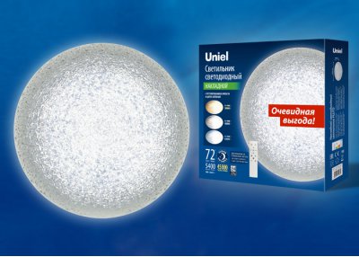 Светильник накладной Uniel ULI-D273 72W/SW/50 PLUTO