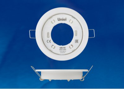 Светильник встраиваемый Uniel GX53/H2 WHITE 10 PROM Светильник встраиваемый Uniel GX53/H2 WHITE 10 PROM