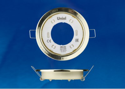 Светильник встраиваемый Uniel GX53/H2 GOLD 10 PROM Светильник встраиваемый Uniel GX53/H2 GOLD 10 PROM