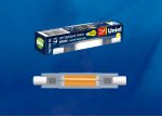 Лампа светодиодная Uniel LED-J78-7W/3000K/R7s/CL GLZ07TR