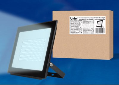Прожектор светодиодный Uniel ULF-F20-150W/6500K IP65 195-250В BLACK Прожектор светодиодный Uniel ULF-F20-150W/6500K IP65 195-250В BLACK