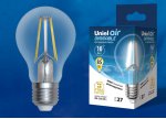 Лампа светодиодная Uniel LED-A60-10W/4000K/E27/CL/DIM GLA01TR