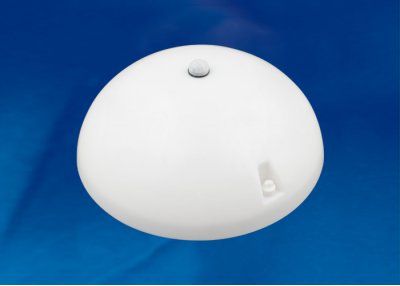 Светильник пылевлагозащищенный Uniel ULW-K20D 12W/6000K SENSOR IP54 WHITE