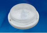 Светильник накладной Uniel ULO-K05B 12W/6000K/R24 IP44 WHITE/GLASS