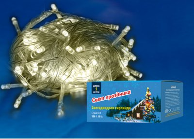 Гирлянда Uniel ULD-S0500-050/DTA WARM WHITE IP20 Гирлянда Uniel ULD-S0500-050/DTA WARM WHITE IP20
