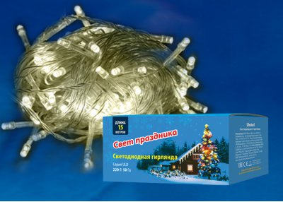 Гирлянда Uniel ULD-S1500-100/DTA WARM WHITE IP20 Гирлянда Uniel ULD-S1500-100/DTA WARM WHITE IP20