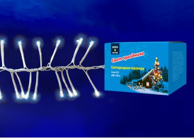 Гирлянда Uniel ULD-S0600-400/DTA WHITE IP20 FIRECRACKER